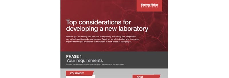 Top Considerations for developing a new laboratory